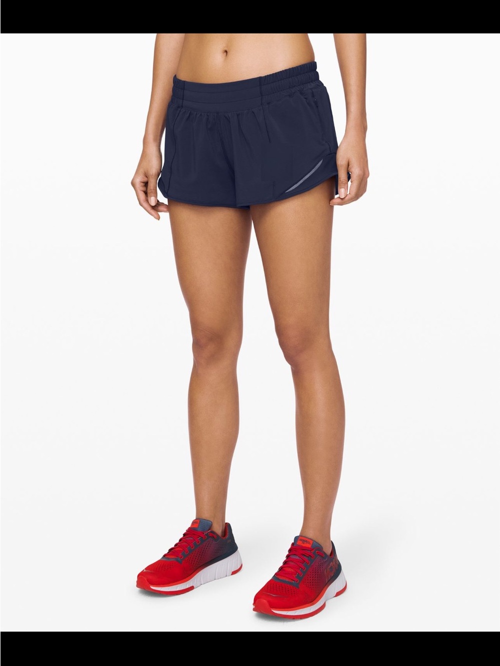 Lululemon Hotty Hot Low-Rise Lined Short 2.5” in True Navy